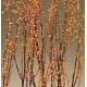 Berry Birch Branches - Bittersweet (Orange)