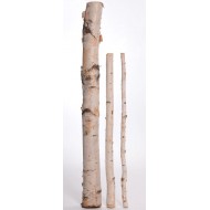 White Birch Poles - 4 ft - For Sale - Decorative