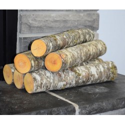 Red Alder Firewood Logs Loose - 3 Decorative Large Logs