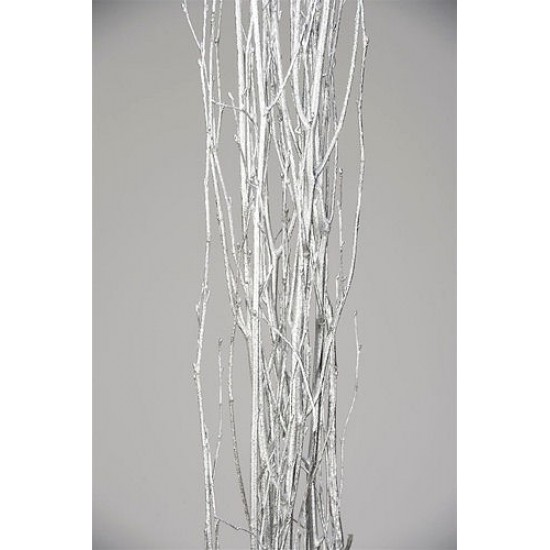 Silver Painted Birch Branches