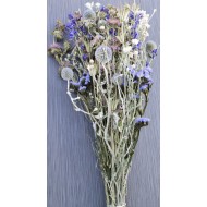 Dried Flower Blue Bouquet Garden Bunch