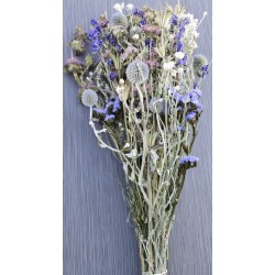 Dried Flower Blue Bouquet Garden Bunch