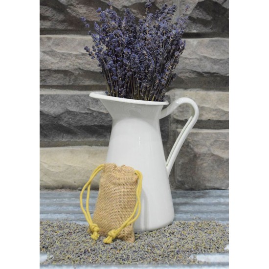Lavender Bud Burlap Sachets - ​Extra Mix lavender buds