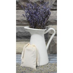 Lavender Bud Muslin Sachets | Extra lavender buds