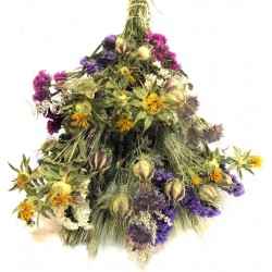 Dried Mountain Meadow Flower Bouquet