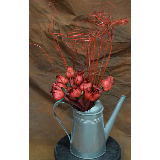 Red Corn Husk Rose Buds Red Corn Husk Rose Buds