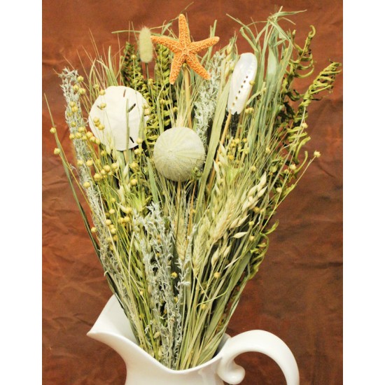 Sea Urchin and Starfish Decorative Floral Bouquet