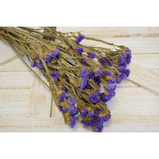 Dried Statice Sinuata Flower Bunch - Lavender