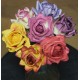 Beautiful Parchment Roses - Wood Roses Beautiful Parchment Roses - Wood Roses