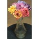 Beautiful Parchment Roses - Wood Roses Beautiful Parchment Roses - Wood Roses