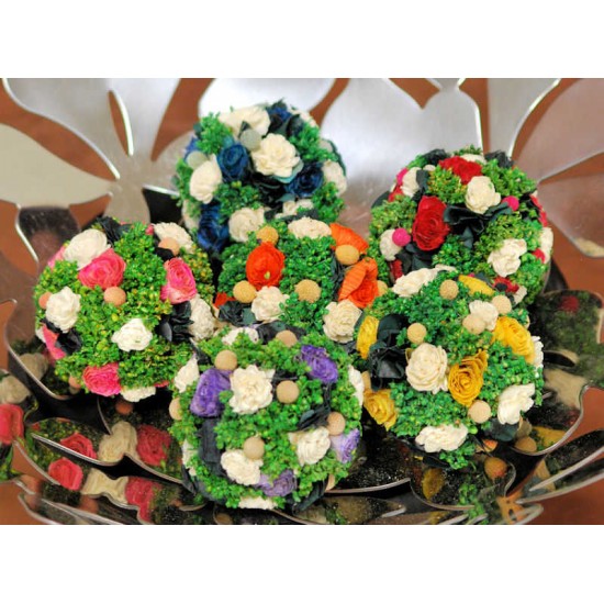 Dried Mini Flower Decor Balls Dried Mini Flower Decor Balls