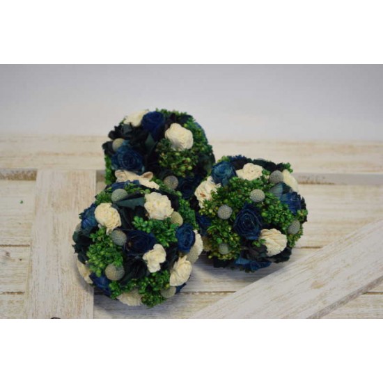 Dried Mini Flower Decor Balls Dried Mini Flower Decor Balls