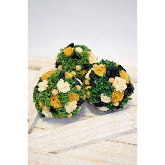Dried Mini Flower Decor Balls Dried Mini Flower Decor Balls