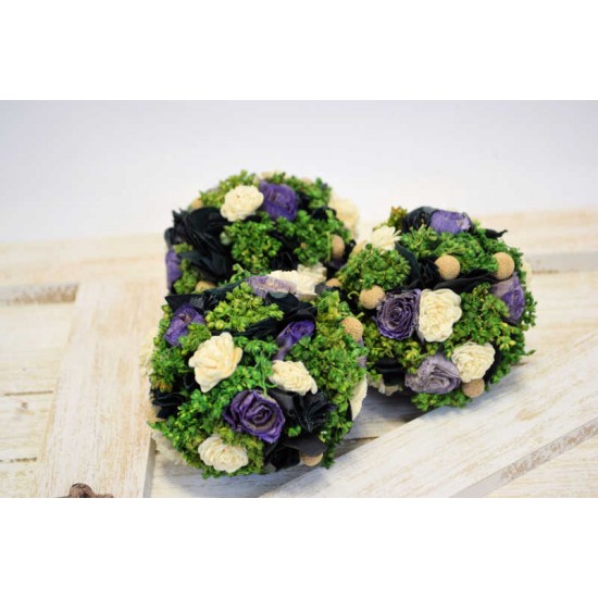 Dried Mini Flower Decor Balls Dried Mini Flower Decor Balls