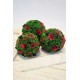 Mini Cedar Rose Ornament Balls