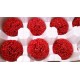 Preserved Chrysanthemum - 8 per Order - Colors: Red-Green