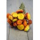 Dried Strawflowers Bouquet - Sunset