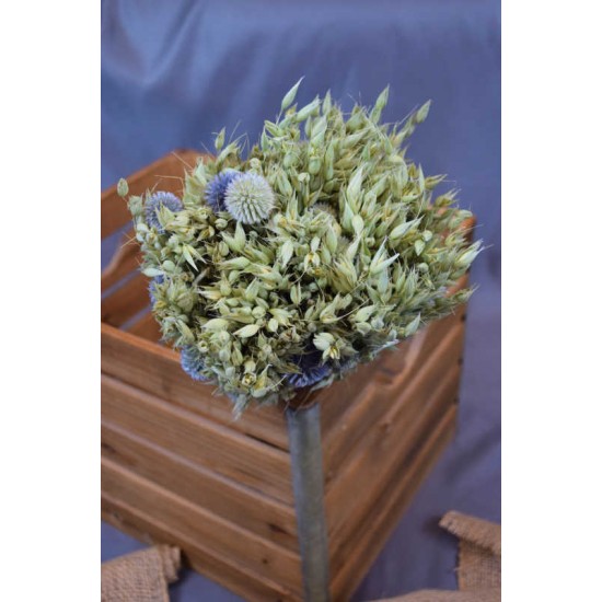 Wild and Free Echinops Oats Bouquet Wild and Free Echinops Oats Bouquet