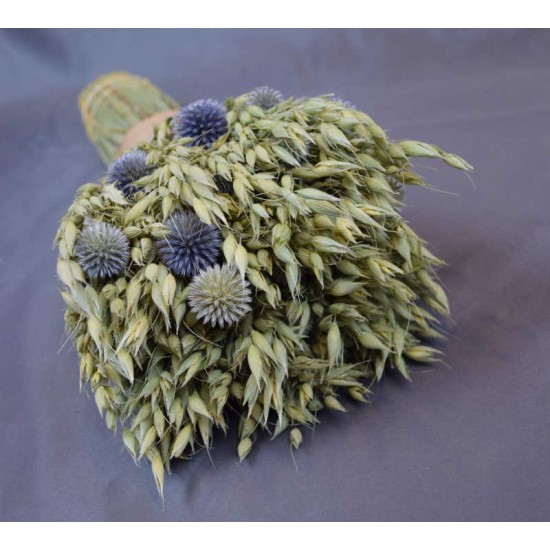 Wild and Free Echinops Oats Bouquet Wild and Free Echinops Oats Bouquet