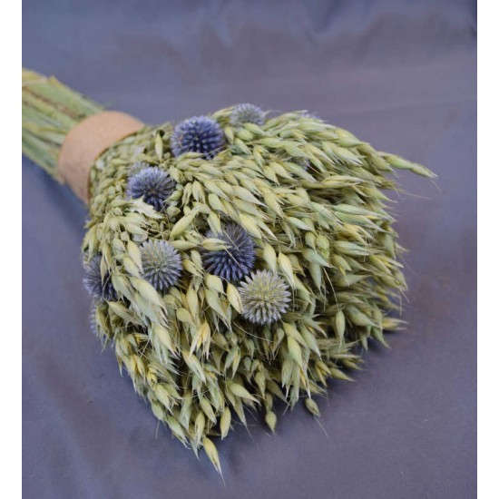 Wild and Free Echinops Oats Bouquet Wild and Free Echinops Oats Bouquet