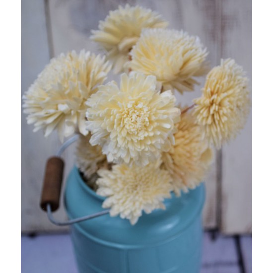 Wood Flowers - Wood Zinnia Wood Flowers - Wood Zinnia
