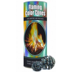 Magic Crystal Cones for Colored Fires