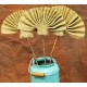 Decorative Burlap Fans - Teddy Fans Decorative Burlap Fans - Teddy Fans