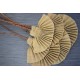 Decorative Burlap Fans - Teddy Fans Decorative Burlap Fans - Teddy Fans