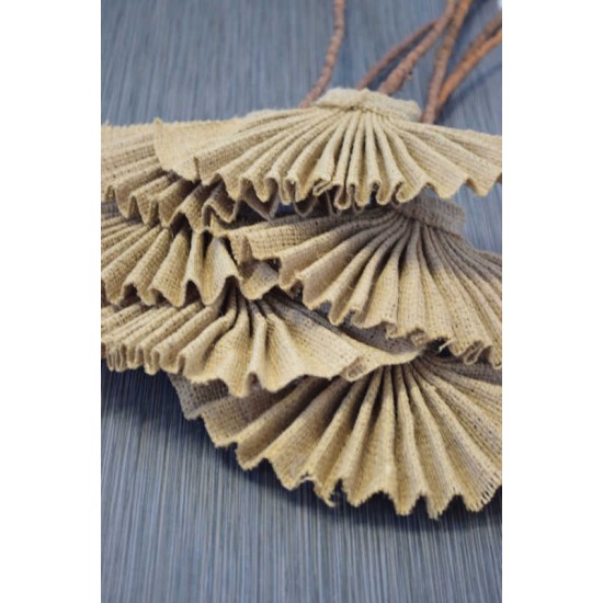 Decorative Burlap Fans - Teddy Fans Decorative Burlap Fans - Teddy Fans