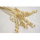 Dried Cane Springs - Gold Painted Dried Cane Springs - Gold Painted