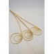Dried Cane Spirals - Natural