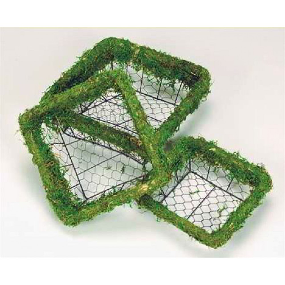 Moss Wire Basket Set Square