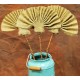 Decorative Burlap Fans - Teddy Fans Decorative Burlap Fans - Teddy Fans