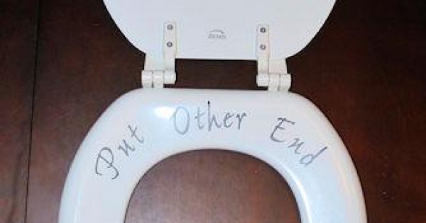 Toilet Seat with Personalized Message birthday gag gifts