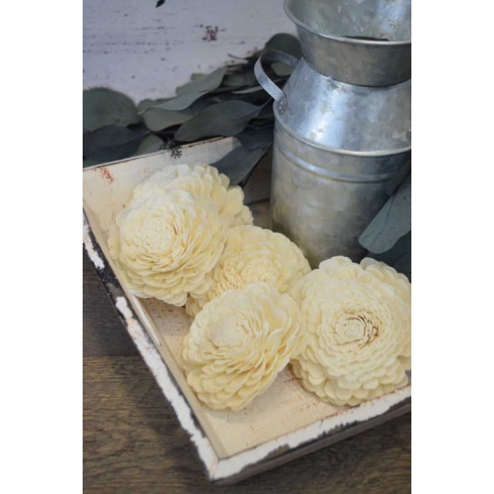 Wood Amelia Rose Flowers (Belli)