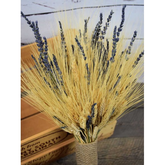 Vintage Wheat and Lavender Bouquet - 1lb Vintage Wheat and Lavender Bouquet - 1lb