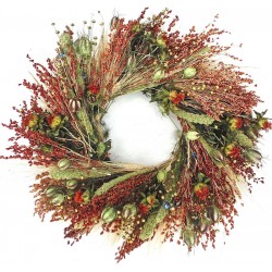 Dried Natural Mood Moss Wreath - 20 inch