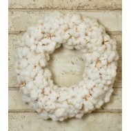 Dried Cotton Boll Wreath