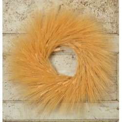 Extra Large Natural Wheat Wreath - 26 inch