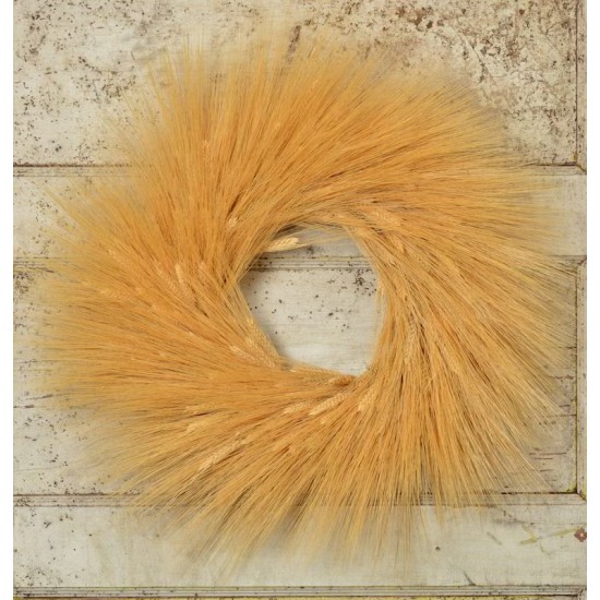 Extra Large Natural Wheat Wreath - 26 inch