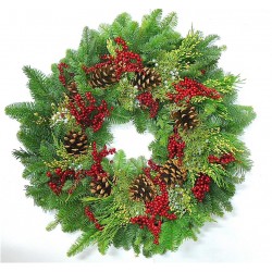 Fresh Evergreen Wreath