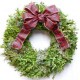 Fresh Juniper/Boxwood Holiday Wreath
