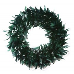 Goose Coquille Feather Wreath 15