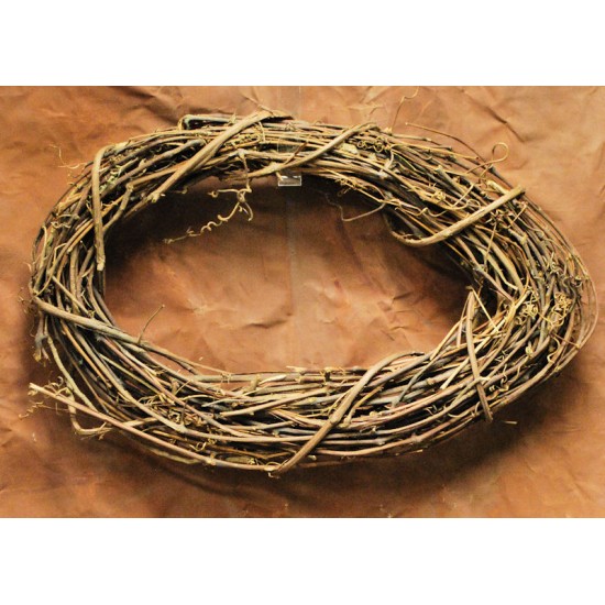 Grape Vine Oval Wreath Form