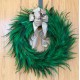 Green Hackle Feather Wreath 18 inch diameter