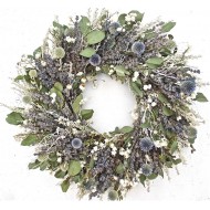 Dried Pastel Flowers Wreath