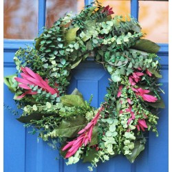 Preserved Safari Eucalyptus Wreath