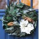 Winter Splendor Poinsettia Wreath